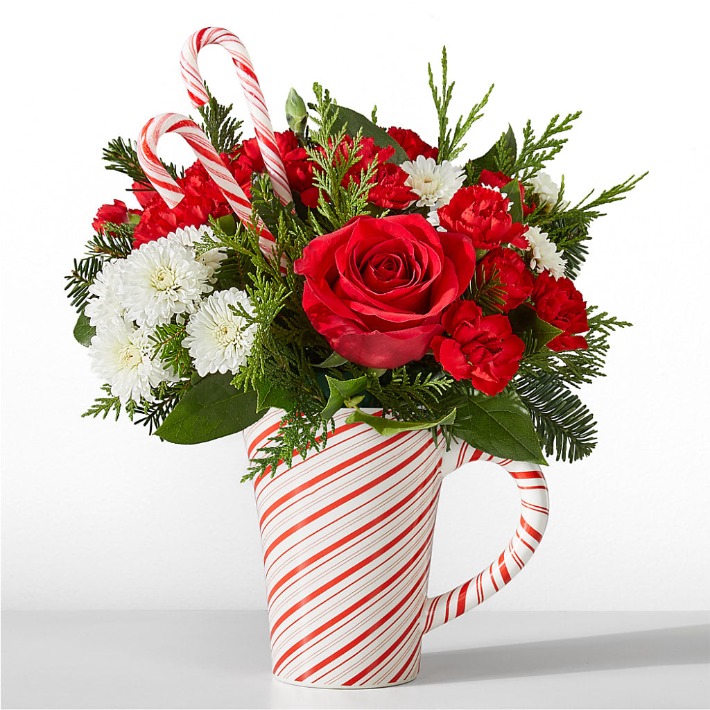 Peppermint Swirl Mug – Usa Flowershop Llc, Pompano Beach FL