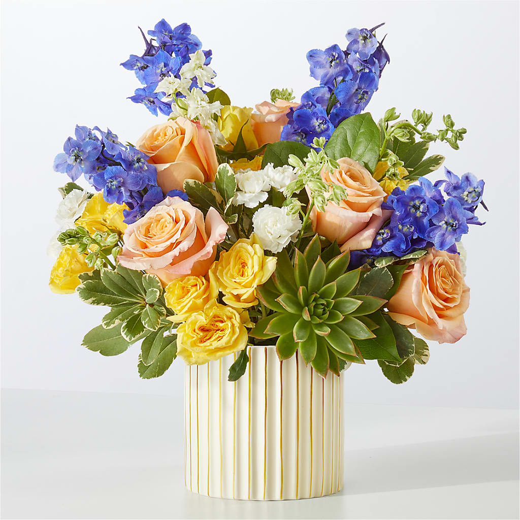 Cobalt Reverie Bouquet – Usa Flowershop Llc, Pompano Beach FL