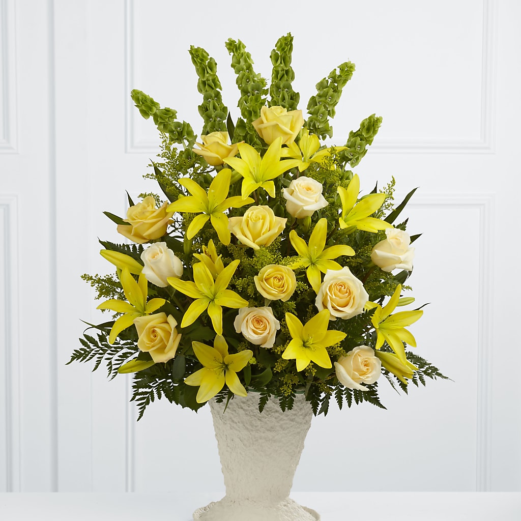 Golden Memories Arrangement – Usa Flowershop Llc, Pompano Beach FL
