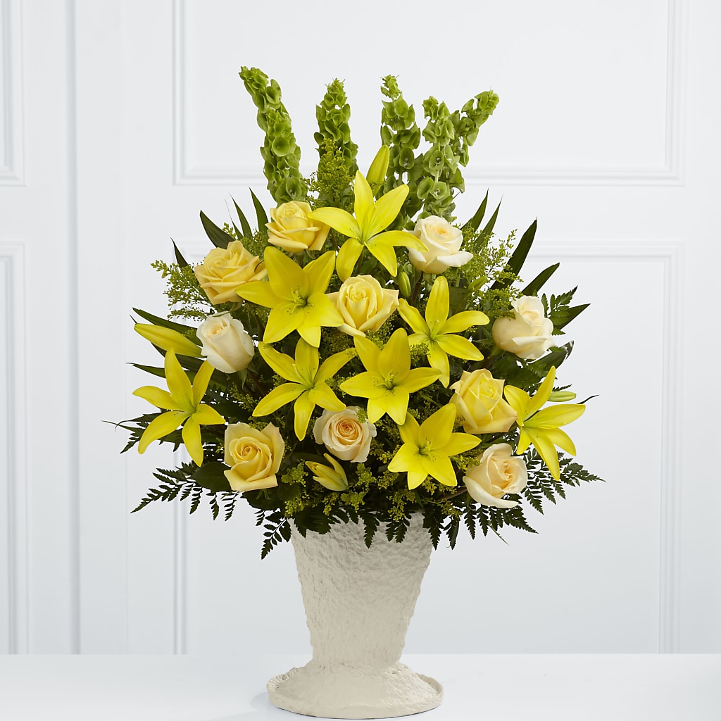 Golden Memories Arrangement – Usa Flowershop Llc, Pompano Beach FL
