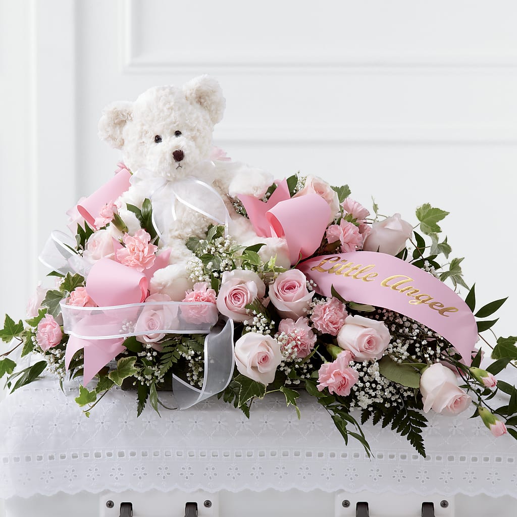 Touch of Sympathy Casket Spray – Usa Flowershop Llc, Pompano Beach FL