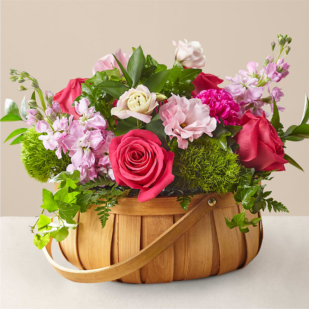 Radiance in Bloom Basket – Usa Flowershop Llc, Pompano Beach FL