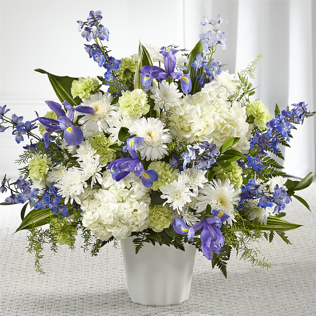 Soft Serenity Floor Basket – Usa Flowershop Llc, Pompano Beach FL