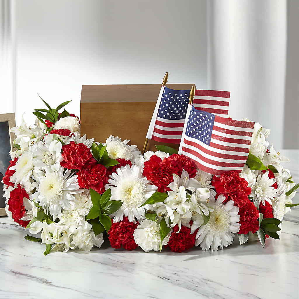 Spirit of Patriotism Cremation Adornment – Usa Flowershop Llc, Pompano Beach FL