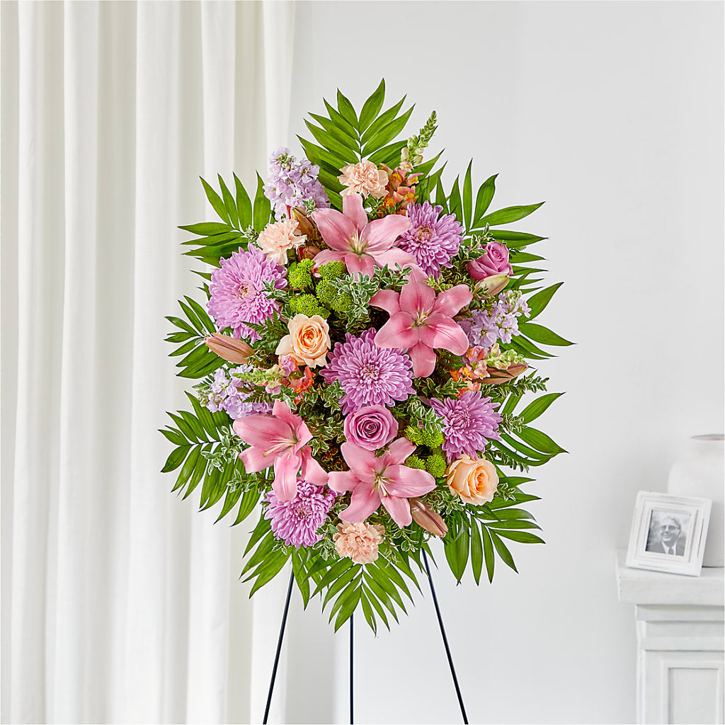 Love & Light Standing Spray – Usa Flowershop Llc, Pompano Beach FL