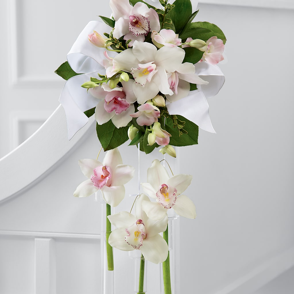 Perfect Entrance Pew Arrangement – Usa Flowershop Llc, Pompano Beach FL