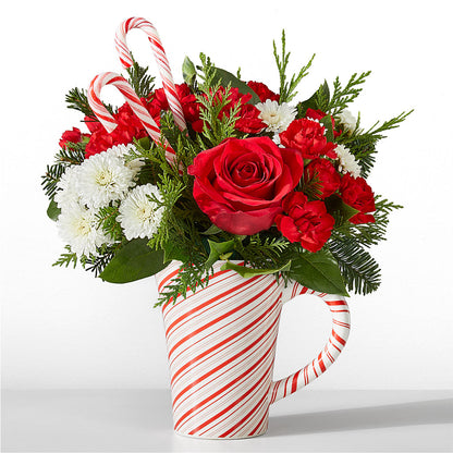 Peppermint Swirl Mug –  Usa Flowershop Llc, Pompano Beach FL