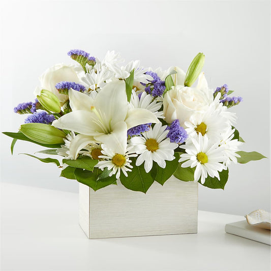 Beyond Blue Box Bouquet –  Usa Flowershop Llc, Pompano Beach FL