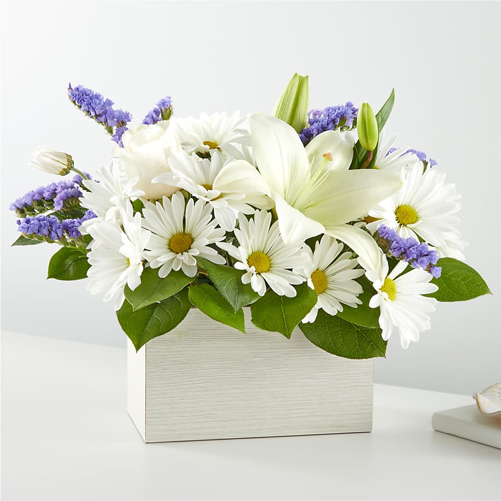 Beyond Blue Box Bouquet –  Usa Flowershop Llc, Pompano Beach FL
