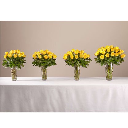 Long Stem Yellow Rose Bouquet –  Usa Flowershop Llc, Pompano Beach FL
