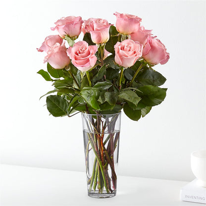 Long Stem Pink Rose Bouquet –  Usa Flowershop Llc, Pompano Beach FL