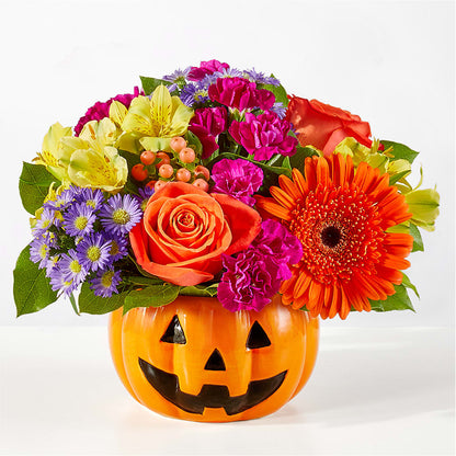 Tricks & Treats Pumpkin –  Usa Flowershop Llc, Pompano Beach FL