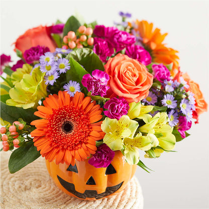 Tricks & Treats Pumpkin –  Usa Flowershop Llc, Pompano Beach FL