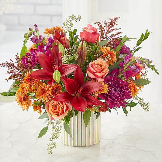 Burgundy Landscape Bouquet –  Usa Flowershop Llc, Pompano Beach FL