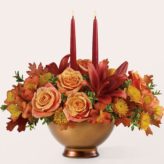 Harvest Table Centerpiece –  Usa Flowershop Llc, Pompano Beach FL