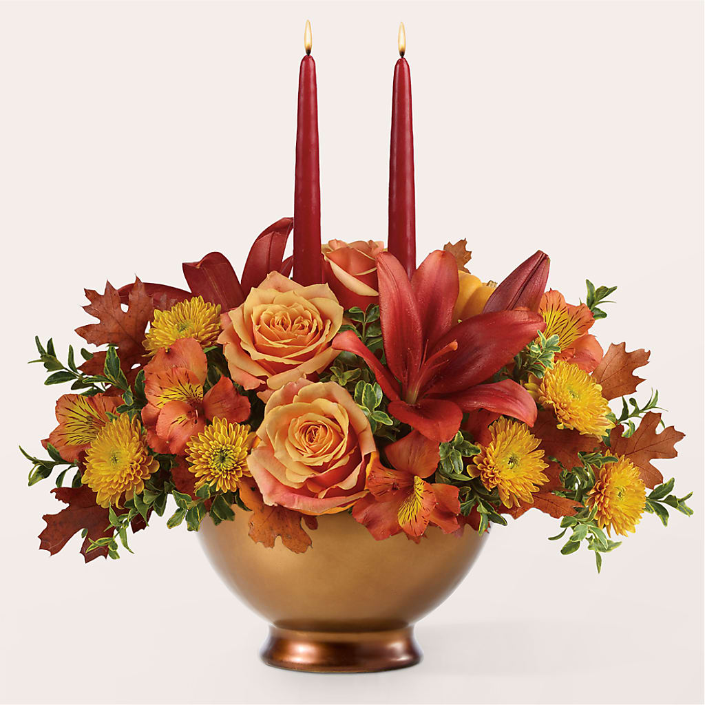 Harvest Table Centerpiece –  Usa Flowershop Llc, Pompano Beach FL
