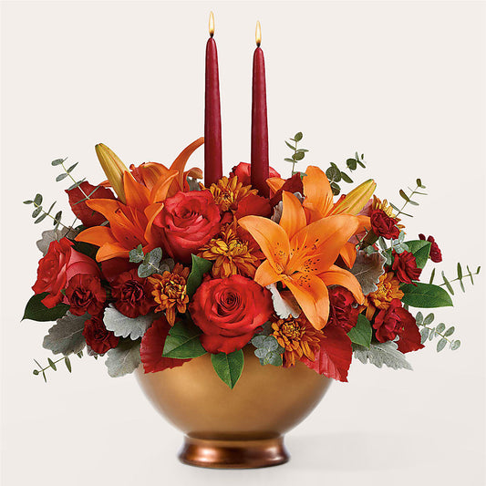 Fruits of Fall Centerpiece –  Usa Flowershop Llc, Pompano Beach FL