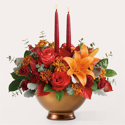 Fruits of Fall Centerpiece –  Usa Flowershop Llc, Pompano Beach FL