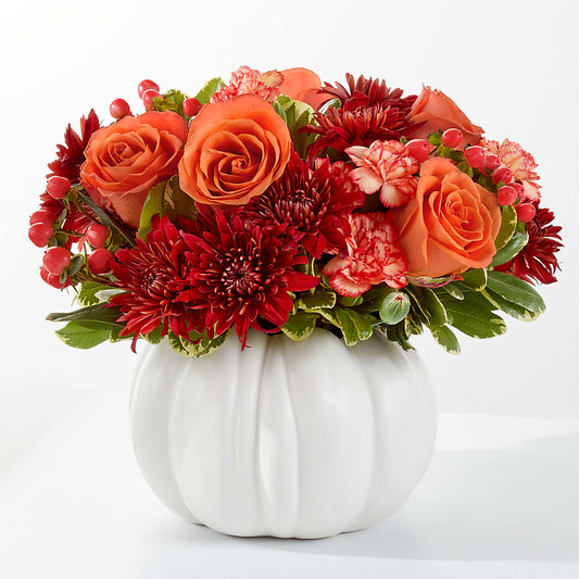 Autumn Air Pumpkin Bouquet –  Usa Flowershop Llc, Pompano Beach FL