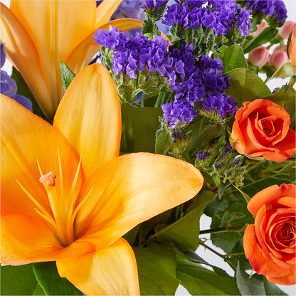 Radiant Citrus Bouquet –  Usa Flowershop Llc, Pompano Beach FL