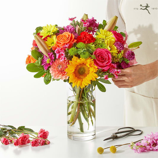 Cue the Confetti - A Florist Original –  Usa Flowershop Llc, Pompano Beach FL