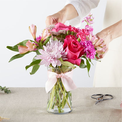 Pink Ribbon - A Florist Original –  Usa Flowershop Llc, Pompano Beach FL