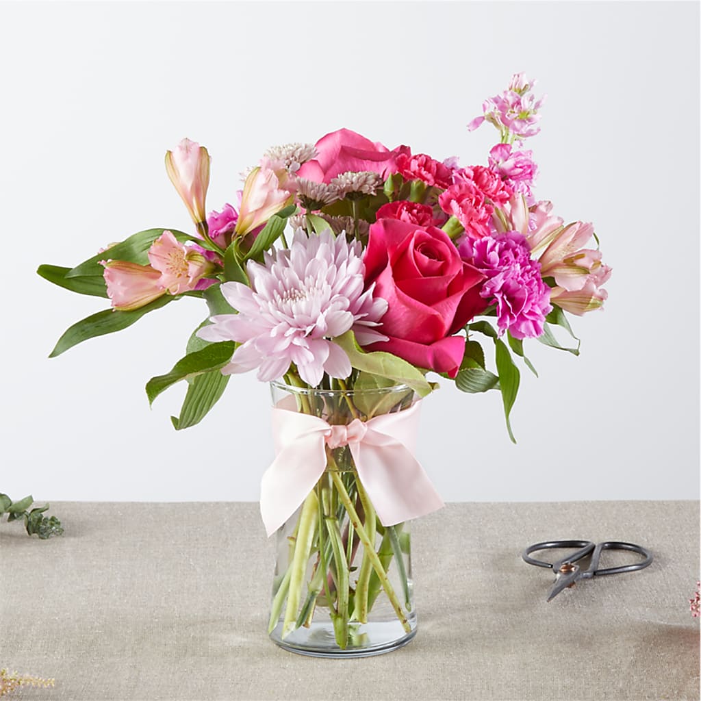 Pink Ribbon - A Florist Original –  Usa Flowershop Llc, Pompano Beach FL