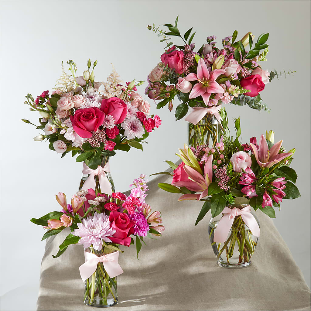 Pink Ribbon - A Florist Original –  Usa Flowershop Llc, Pompano Beach FL