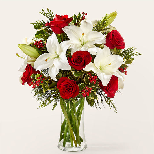 Sparkling Snowflakes Bouquet –  Usa Flowershop Llc, Pompano Beach FL
