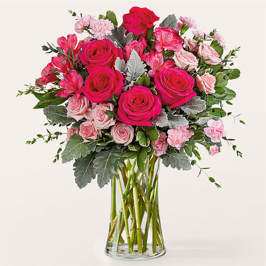 Tickled Pink Bouquet –  Usa Flowershop Llc, Pompano Beach FL