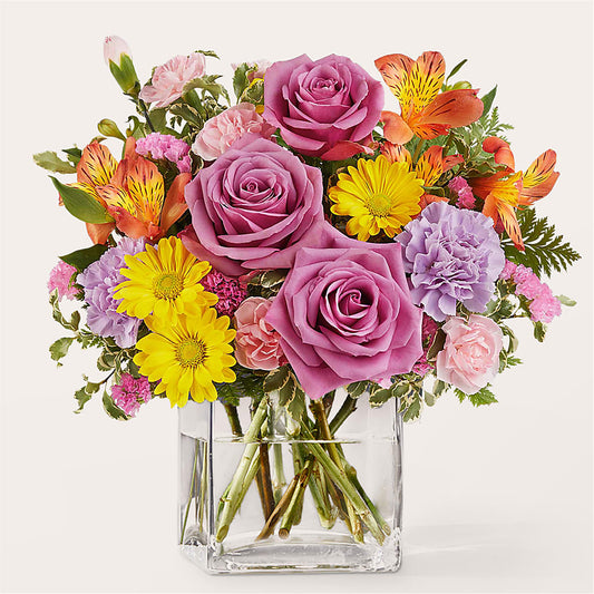 Shades of Happiness Bouquet –  Usa Flowershop Llc, Pompano Beach FL