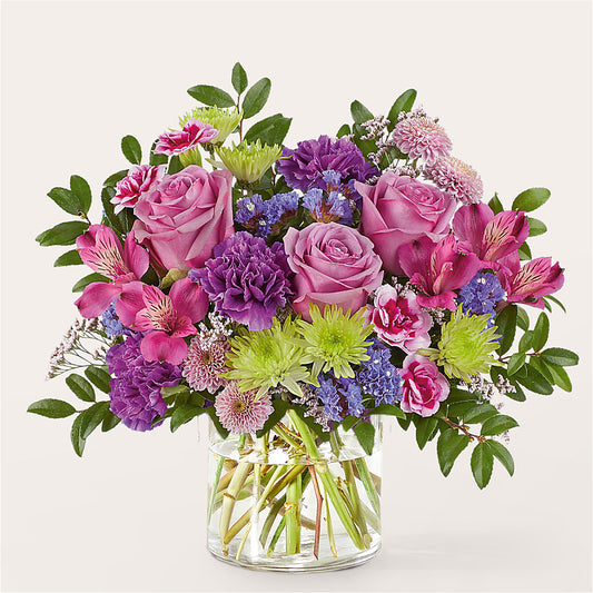 Glass Half Full Bouquet –  Usa Flowershop Llc, Pompano Beach FL