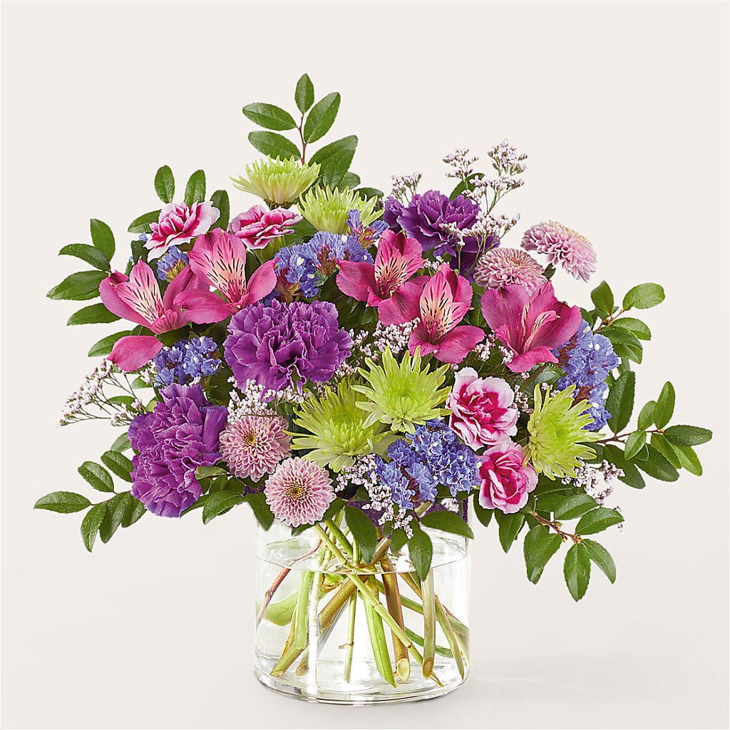 Glass Half Full Bouquet –  Usa Flowershop Llc, Pompano Beach FL