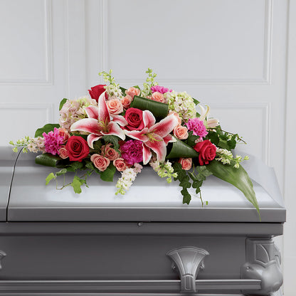 Splendid Grace Casket Spray –  Usa Flowershop Llc, Pompano Beach FL