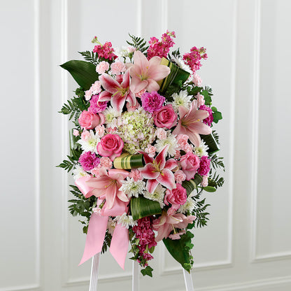 Comforting Standing Spray –  Usa Flowershop Llc, Pompano Beach FL