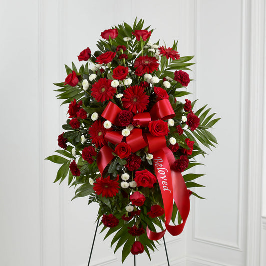 Treasured Memories Standing Spray –  Usa Flowershop Llc, Pompano Beach FL
