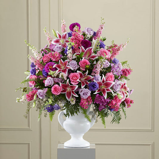 Peaceful Tribute Arrangement –  Usa Flowershop Llc, Pompano Beach FL