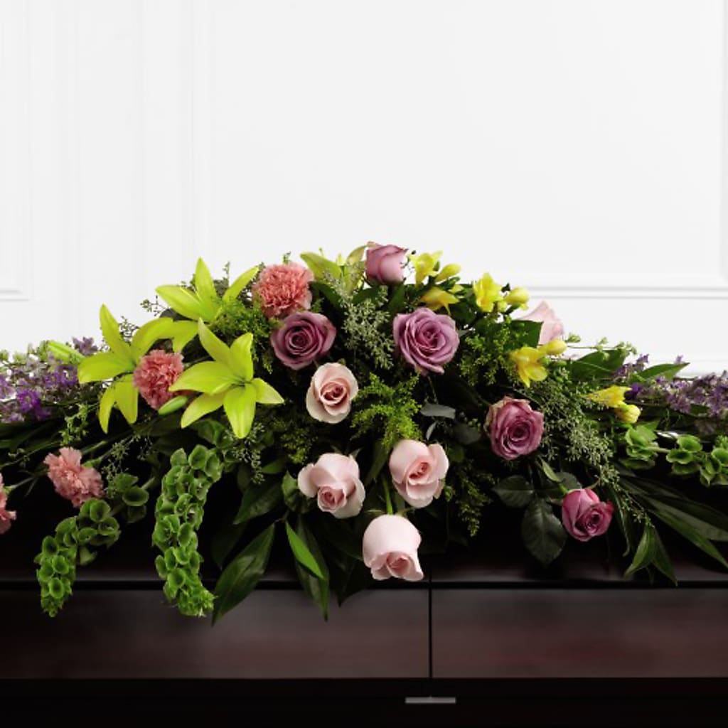 Forever Beloved Casket Spray –  Usa Flowershop Llc, Pompano Beach FL