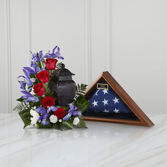 Patriotic Tribute Arrangement –  Usa Flowershop Llc, Pompano Beach FL