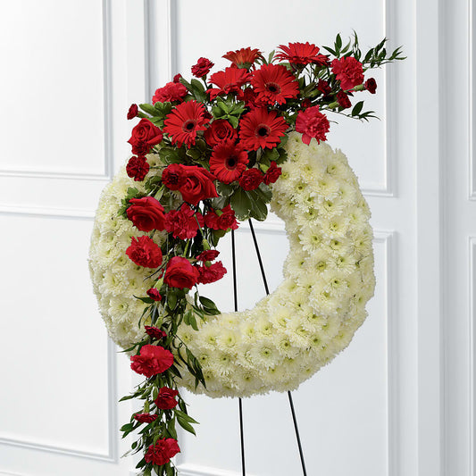 Graceful Tribute Wreath –  Usa Flowershop Llc, Pompano Beach FL