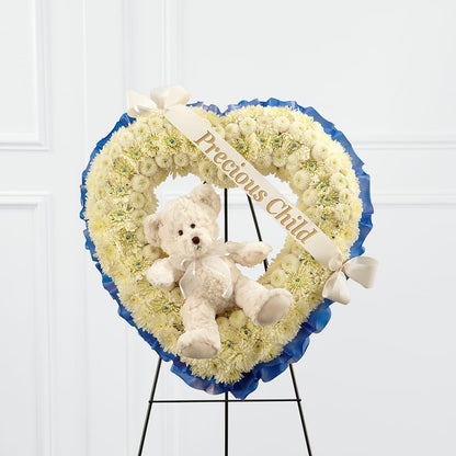 Precious Child Standing Heart –  Usa Flowershop Llc, Pompano Beach FL