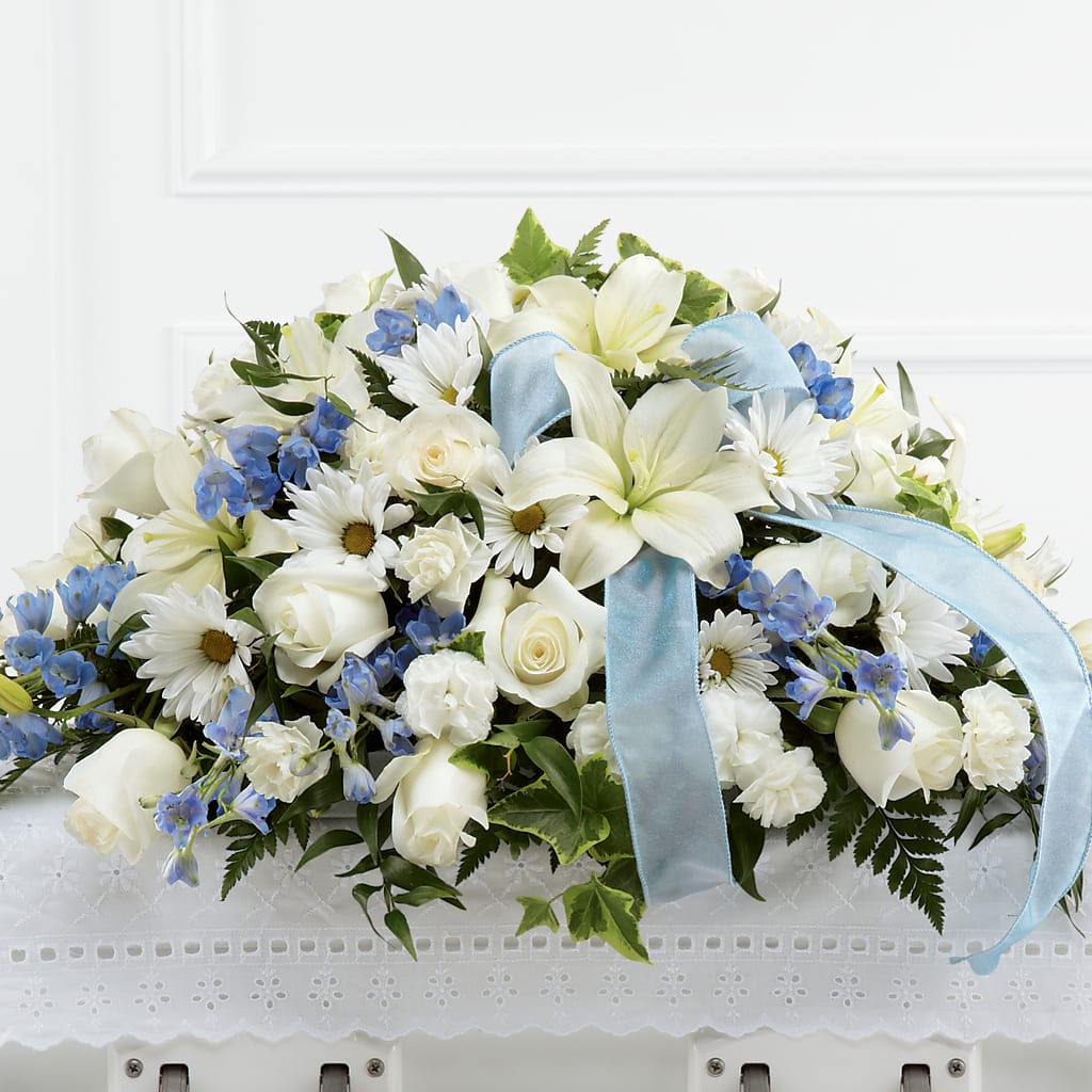 Tender Treasure Casket Spray –  Usa Flowershop Llc, Pompano Beach FL