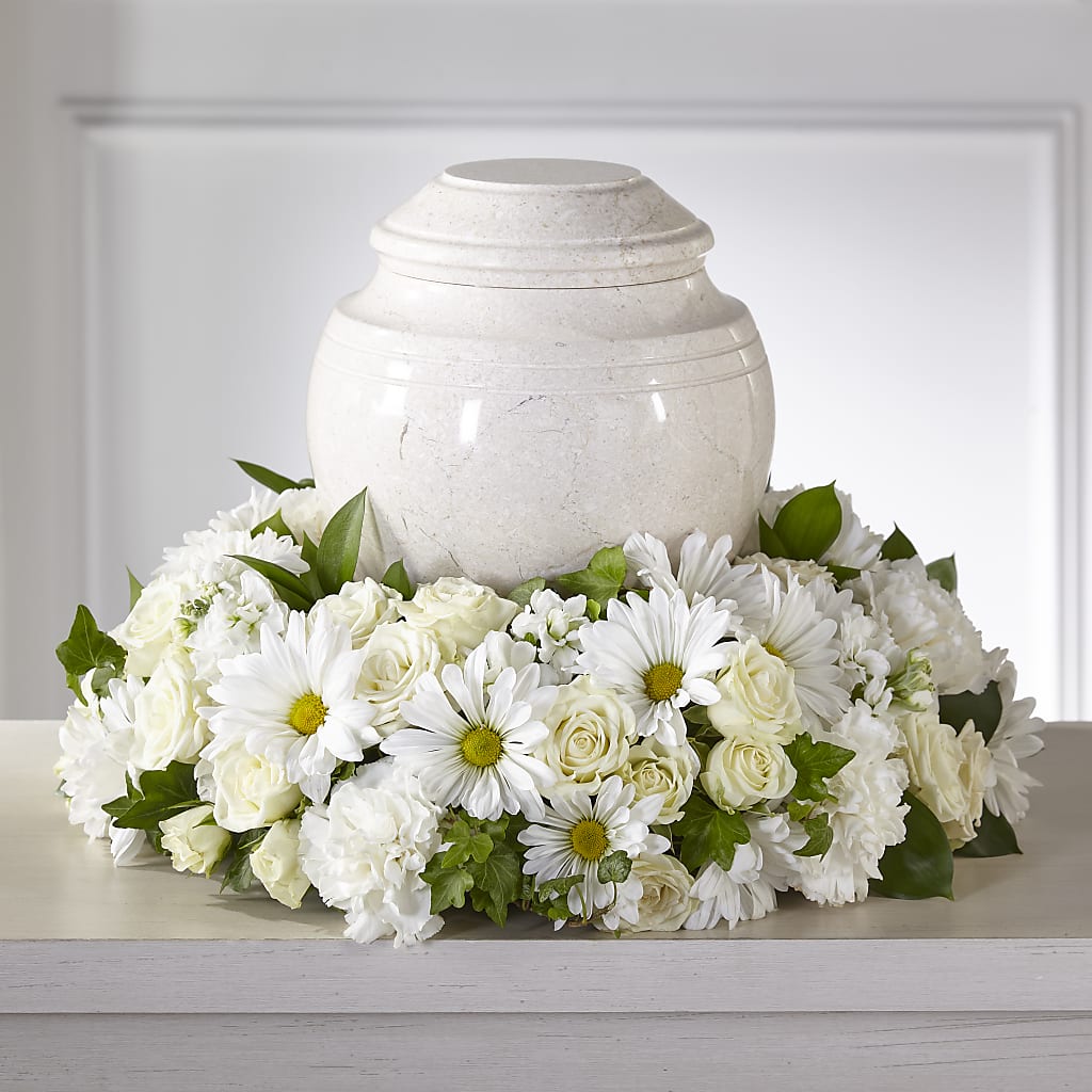 Ivory Gardens Cremation Adornment –  Usa Flowershop Llc, Pompano Beach FL