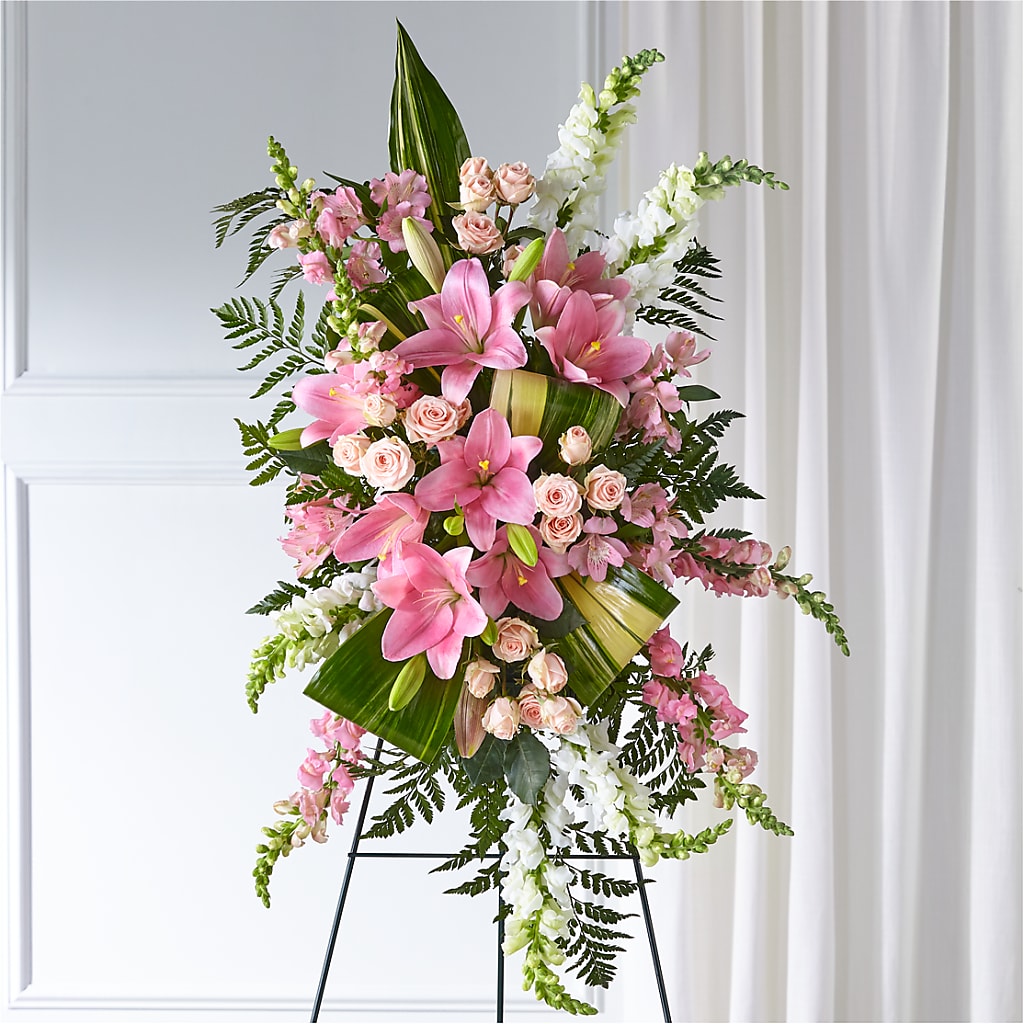 Elegant Embrace Standing Spray –  Usa Flowershop Llc, Pompano Beach FL