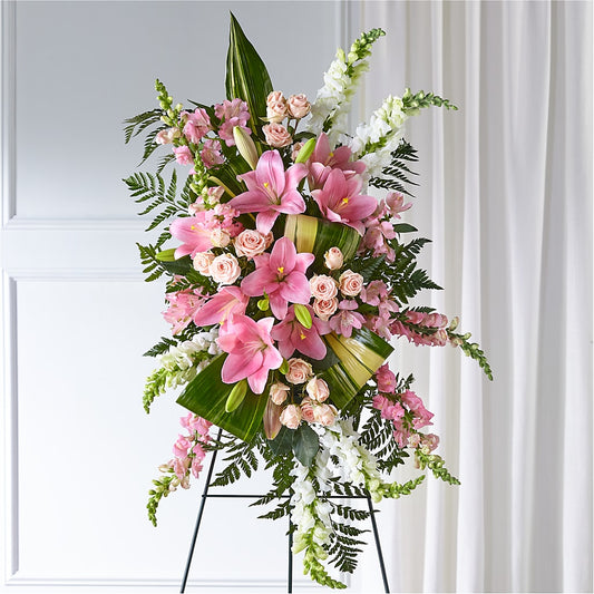 Elegant Embrace Standing Spray –  Usa Flowershop Llc, Pompano Beach FL