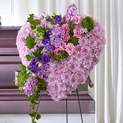 Treasured Love Standing Heart –  Usa Flowershop Llc, Pompano Beach FL