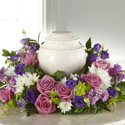 Blooming Sympathy Cremation Adornment –  Usa Flowershop Llc, Pompano Beach FL