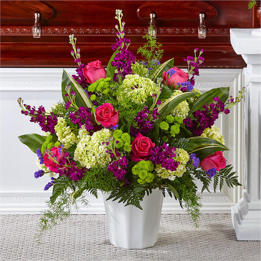 Beautiful Horizons Floor Basket –  Usa Flowershop Llc, Pompano Beach FL