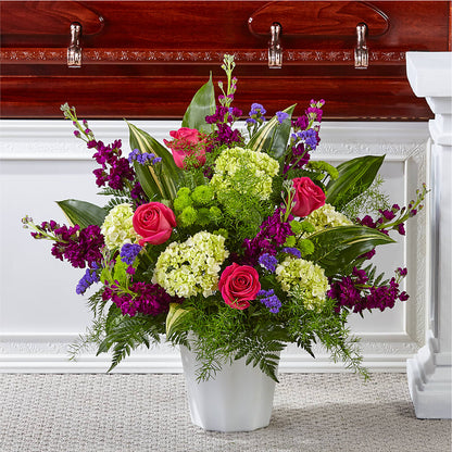 Beautiful Horizons Floor Basket –  Usa Flowershop Llc, Pompano Beach FL