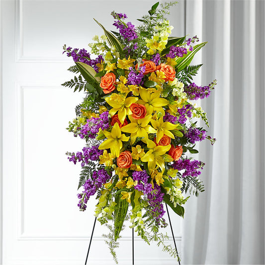 Thoughtful Prayers Standing Spray –  Usa Flowershop Llc, Pompano Beach FL
